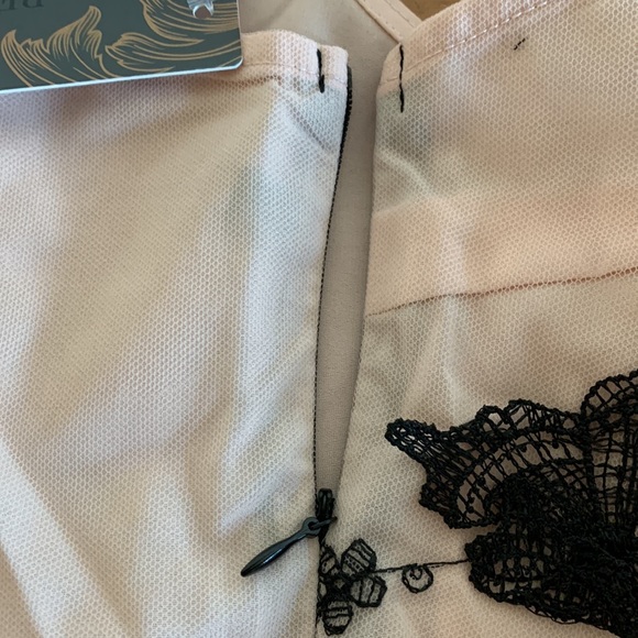 Retro Stage. Size L. Pink and Black. Butterfly Jumpsuit. - Picture 7 of 7